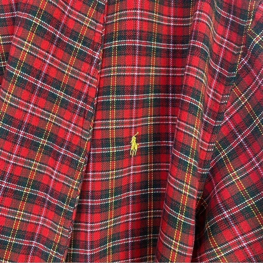 Polo Ralph Lauren Tartan Plaid Long Robe Size S/M